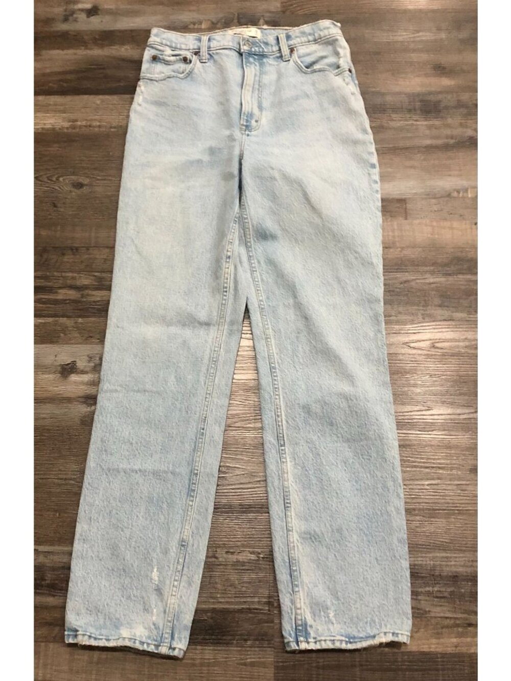 Abercrombie & Fitch Size 8 Womens 90's Straight Ultra High Jeans 29x32